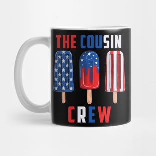 The Cousin Crew 4th Of July Us Flag Mug
